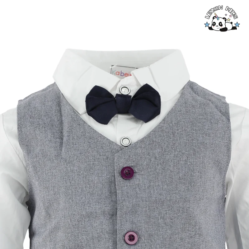 LEZONKIDS - Roupas de crianças boutique de alta qualidade conjunto de roupas de menino elegantes roupas de crianças